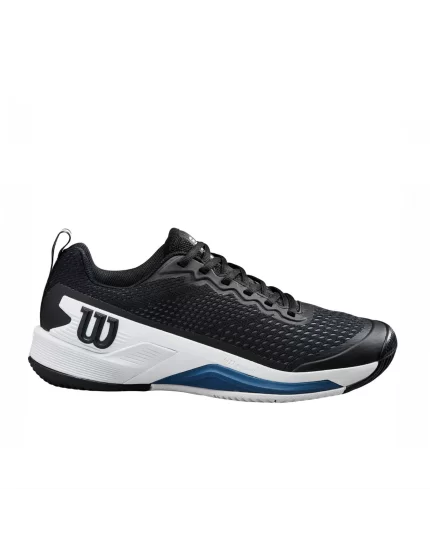 Wilson Rush Pro 4.5 Black White Ensign Blue - tennis shoes