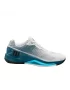 Wilson Rush Pro 4.0 Clay White Blue Coral Blue Atoll - tennis shoes