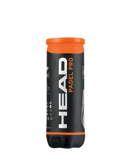 Head Padel Pro (3 pcs.) - padel balls