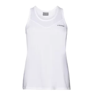 Head Easy Court Tank Top G White - girl's sport top shirt