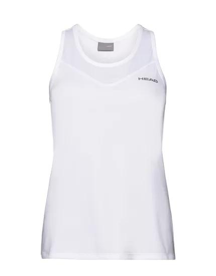 Head Easy Court Tank Top G White - girl's sport top shirt