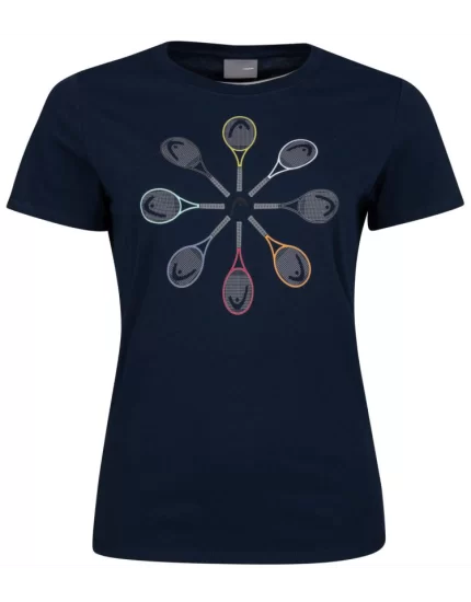 Head RACQUET T-Shirt G Dark Blue - tennis t-shirt