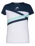 Head Sammy T-Shirt G Print Performance Mint  - girl tennis tshirt