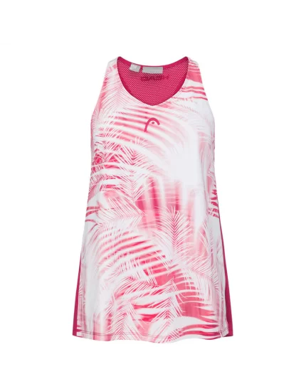 Head AGILITY Tank Top Mulberry Print Vision - girls tennis t-shirt