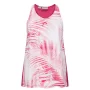 Head AGILITY Tank Top Mulberry Print Vision - girls tennis t-shirt