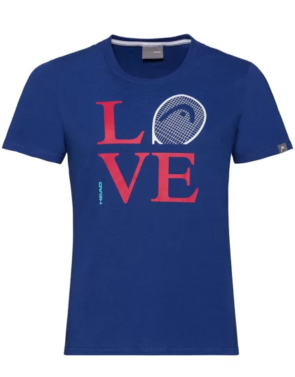 Head Love T-Shirt G Royal Blue 2020 - girl's tennis t-shirt