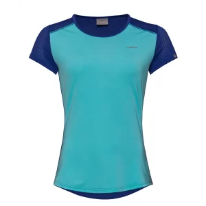 Head Sammy T-Shirt G Aqua Royal Blue 2020 - girl's tennis t-shirt