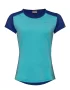 Head Sammy T-Shirt G Aqua Royal Blue 2020 - girl's tennis t-shirt