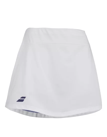 Babolat Play Skirt Girl White 2024 - tennis skirt