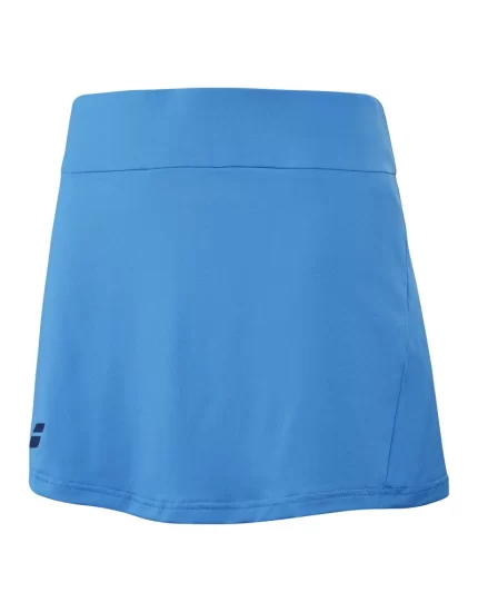 Babolat Play Skirt Girl Blue Aster - girl tennis skirt