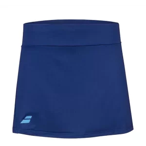 Babolat Play Skirt Girl Estate Blue - girl tennis skirt