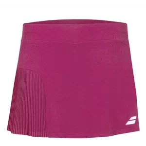 Babolat Compete Skirt Girl White - girl tennis skirt