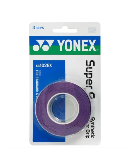 Yonex Super Grap Purple (3 pcs.) - synthetic over grip