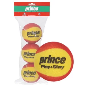 Prince Play +  Stay Stage 3 Foam (3 pcs.) - low compression foam tennis balls