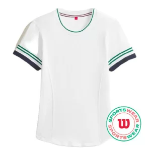 Wilson W Baseline Seamless SS Tee Bright White