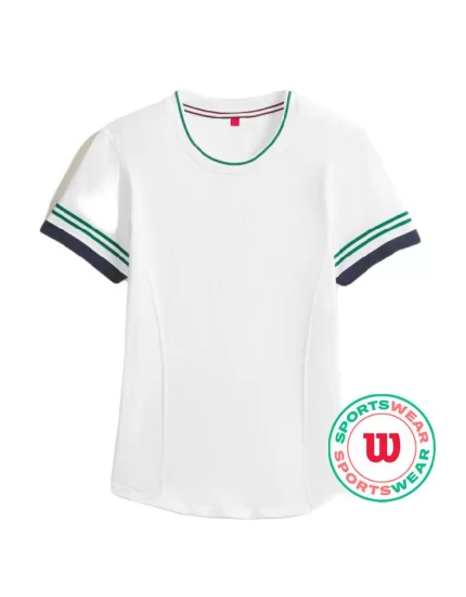 Wilson W Baseline Seamless SS Tee Bright White