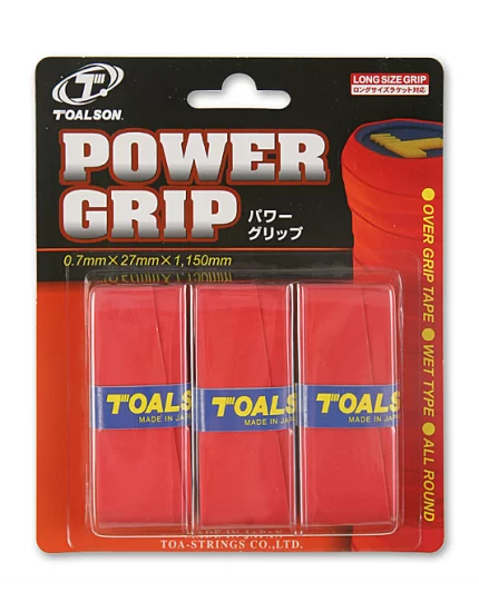 Toalson Power Grip Red - owijki tenisowe