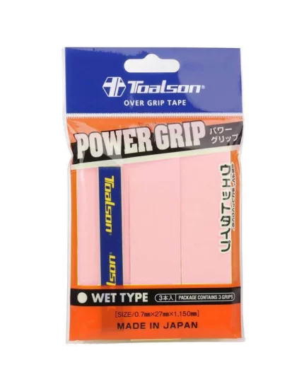 Toalson Power Grip Pink (3 pcs.) - over grip tape