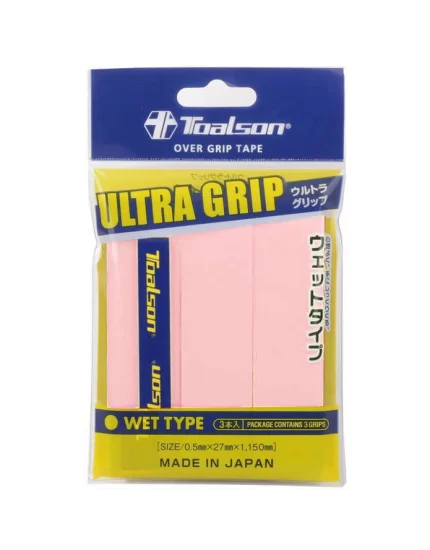 Toalson Ultra Grip Pink (3 pcs.) - over grip tape