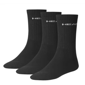 Head Tennis Club Socks Black (3 pary) - skarpety tenisowe