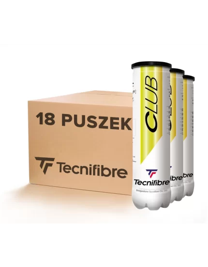 Tecnifibre Club (4 pcs.) - 18 cans of tennis balls