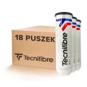 Tecnifibre XLD (4 szt.) - karton piłek tenisowych (18 puszek)