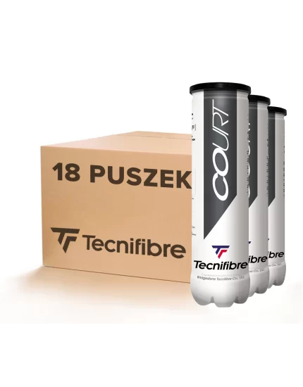 Tecnifibre Court (4 pcs.) - 18 cans of tennis balls