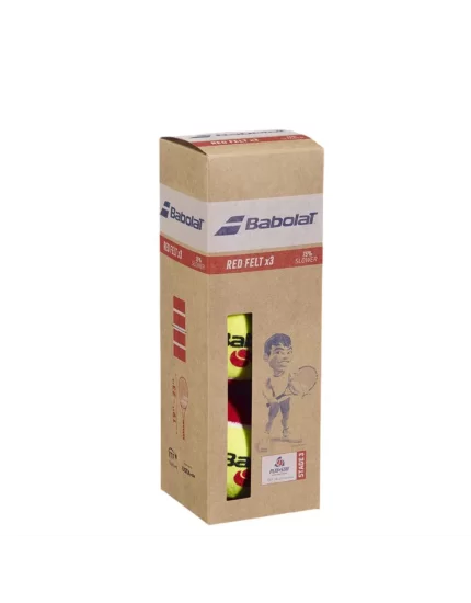 Babolat Red Felt Stage 3 (3 pcs.) - foam balls