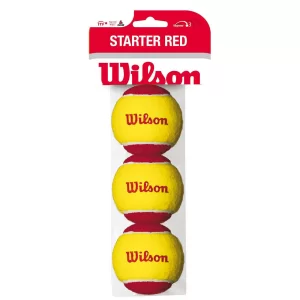 Wilson Starter Red Stage 3 3 Pack - piłki treningowe