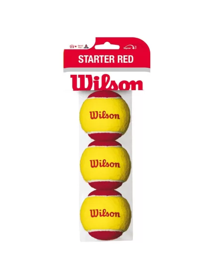 Wilson Starter Red Stage 3 3 Pack - piłki treningowe