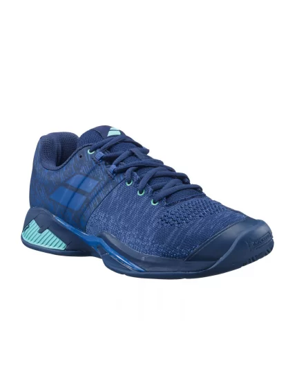 Babolat Propulse Blast Clay Dark Blue Viridian Green - tennis shoes