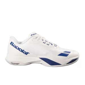 Babolat Jet Mach 4 AC Cream Dark Blue - tennis shoes