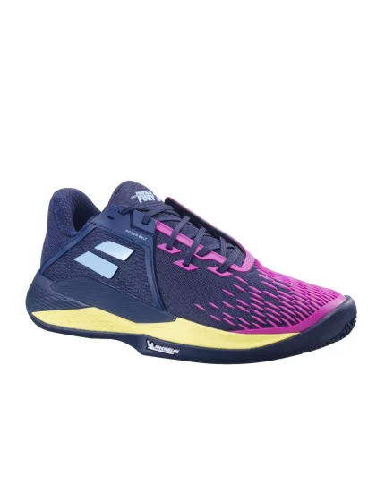 Babolat Propulse Fury 3 Clay Dark Blue Pink Aero - tennis shoes