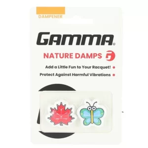 Gamma VibraGamma VibratGamma Nature Tennis Dampener Maple Leaf Butterfly (2 pcs.)