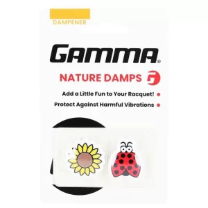 Gamma Nature Tennis Dampener Sunflower Lady Bug (2 pcs.)