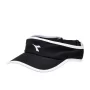 Diadora Tennis Visor Black White