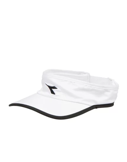 Diadota Tennis Visor White Black