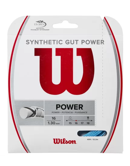 Wilson Synthetic Gut Power Blue 12m - tennis string