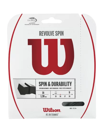 Wilson Revolve Spin Black - tennis string