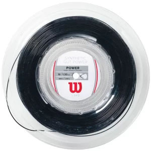 Wilson Synthetic Gut Power Black 200m - tennis string