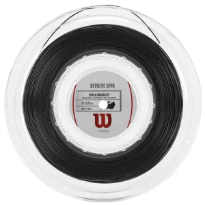 Wilson Revolve Spin Black 200m - tennis string