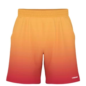 Head Power II Shorts Men Banana Red - men tennis shorts