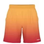 Head Power II Shorts Men Banana Red - men tennis shorts