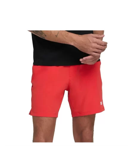 Wilson M Team 7 Infrared - mens tennis shorts