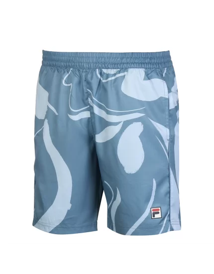 Fila Shorts Leo Captains Blue Print - tennis short