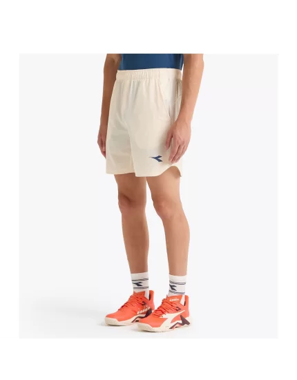 Diadora Shorts Core Whisper White - tennis shorts