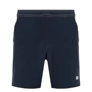 Wilson M Team 7 Navy - mens tennis shorts