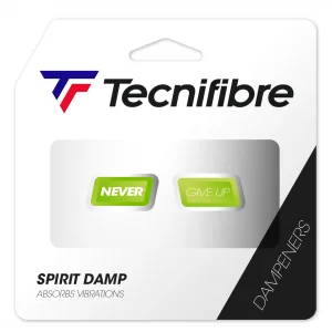 Tecnifibre Spirit Damp Never Give Up Green (2 pcs.) - dampeners