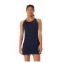 Asics Women Court Dress Midnight Brilliant White - tennis dress