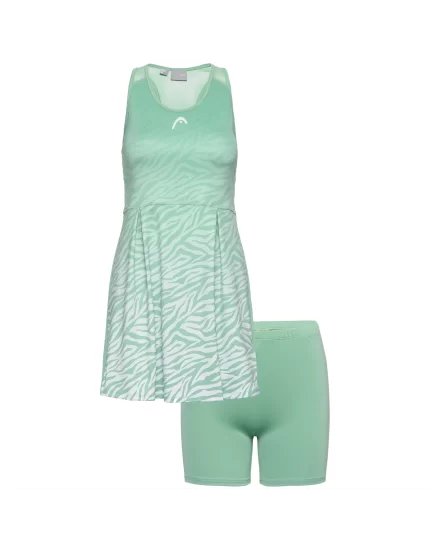 Head SPIRIT Dress Women Pastel Green Print Vision - tennis dress